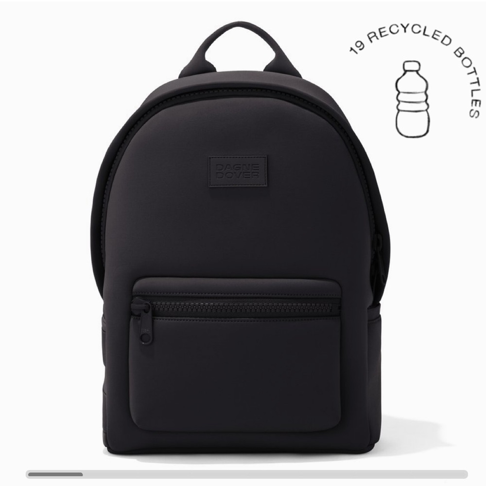 Dagne Dover Medium Black Backpack. Brand New